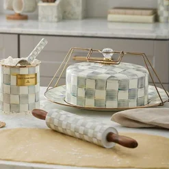 Sterling Check Cake Carrier
