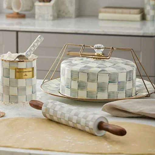Sterling Check Cake Carrier