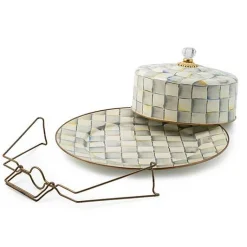 Sterling Check Cake Carrier