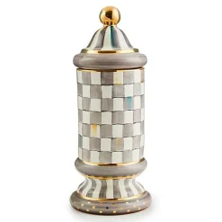 Sterling Check Ceramic Column Canister