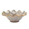 Sterling Check Ceramic Fluted Breakfast Bowl