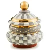 Sterling Check Ceramic Groovy Canister