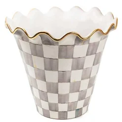 Sterling Check Ceramic Jumbo Garden Pot