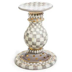 Sterling Check Ceramic Pedestal Table Base