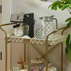 Sterling Check Ceramic Travel Cup