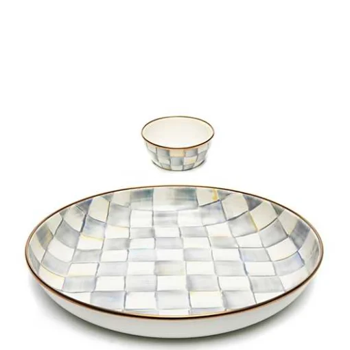 Sterling Check Chip  Dip Set