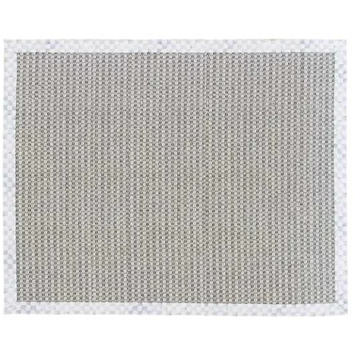 Sterling Check Chunky Sisal Wool Grey 6' x 9' Rug