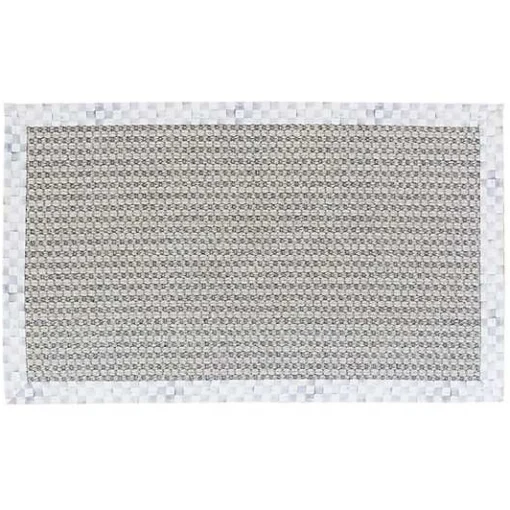 Sterling Check Chunky Sisal Wool Grey 3' x 5' Rug