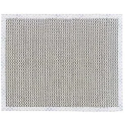 Sterling Check Chunky Sisal Wool Grey 6' x 9' Rug