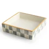 Sterling Check Cocktail Napkin Holder