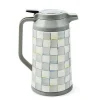 Sterling Check Coffee Carafe