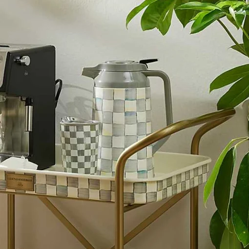 Sterling Check Coffee Carafe