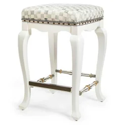 Sterling Check Counter Stool