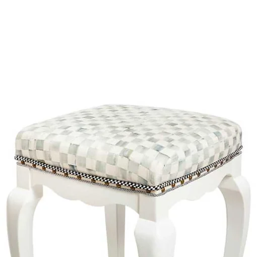 Sterling Check Counter Stool