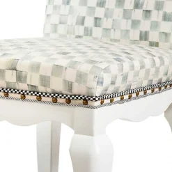 Sterling Check Counter Stool with Back