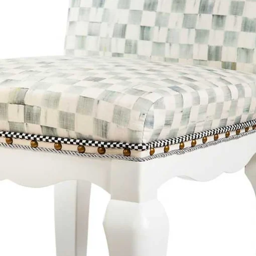 Sterling Check Counter Stool with Back
