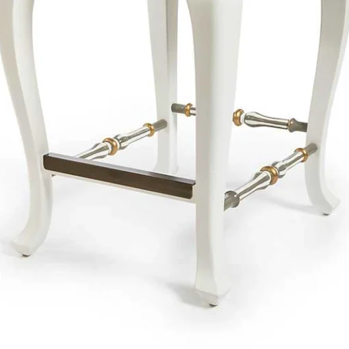 Sterling Check Counter Stool with Back