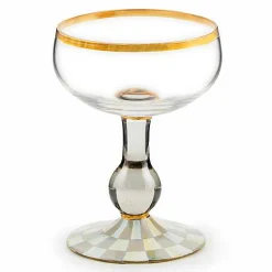 Sterling Check Coupe Glass