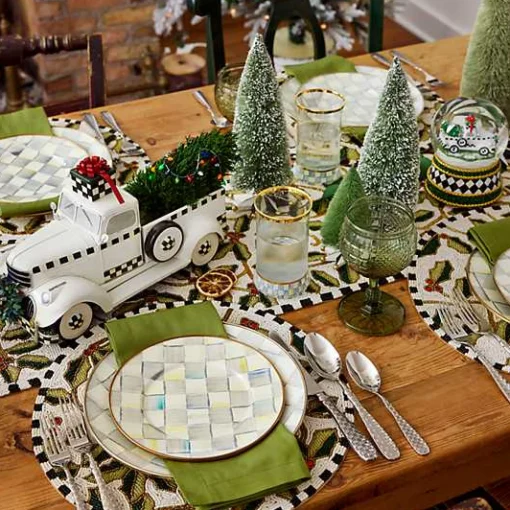 Sterling Check Dinner Plate