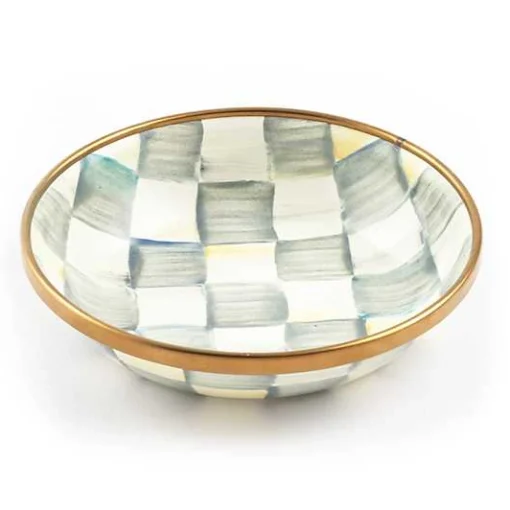 Sterling Check Dipping Bowl
