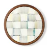 Sterling Check Enamel Coasters, Set of 4