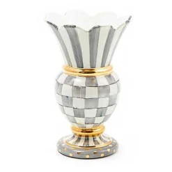 Sterling Check Great Vase