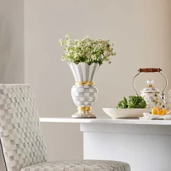 Sterling Check Great Vase