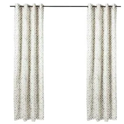 Sterling Check Grommet Top Curtain Panel
