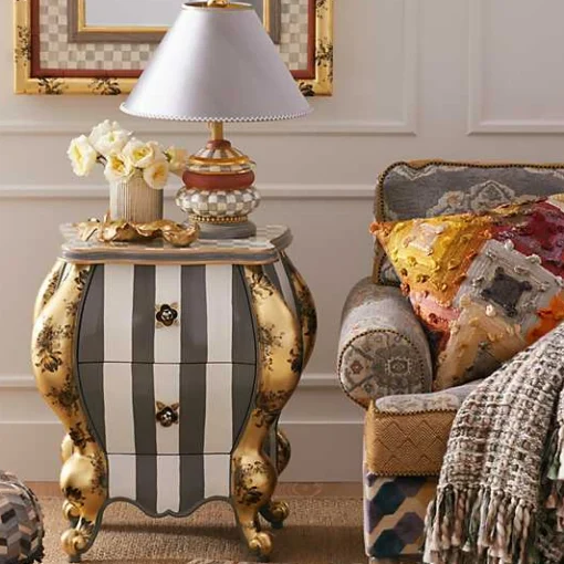 Sterling Check Groovy Table Lamp