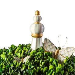Sterling Check Large Boxwood Centerpiece