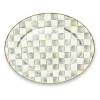 Sterling Check Large Oval Platter