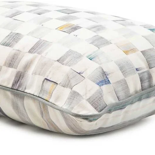 Sterling Check Lumbar Pillow