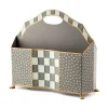 Sterling Check Magazine Holder