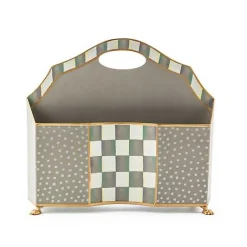 Sterling Check Magazine Holder