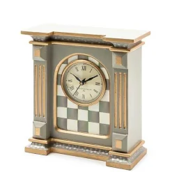Sterling Check Mantel Clock