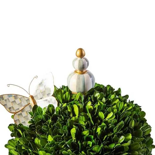 Sterling Check Medium Boxwood Centerpiece