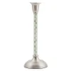 Sterling Check Medium Candlestick