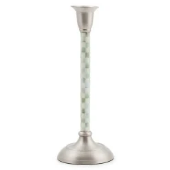 Sterling Check Medium Candlestick
