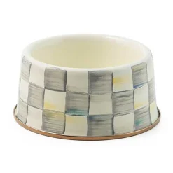 Sterling Check Medium Pet Dish