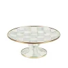 Sterling Check Mini Pedestal Platter