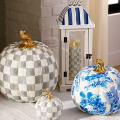 Sterling Check Mini Pumpkin