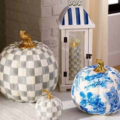 Sterling Check Mini Pumpkin