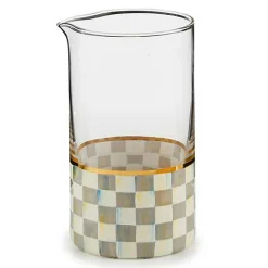 Sterling Check Mixing Glass