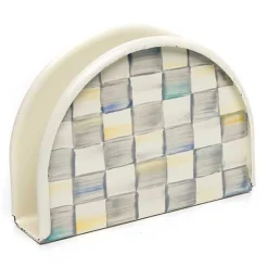 Sterling Check Napkin Holder