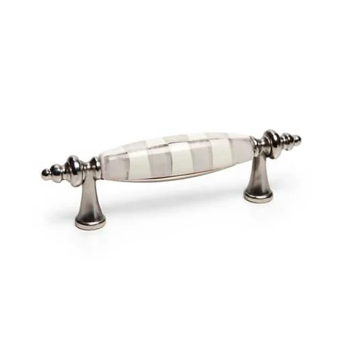Sterling Check Nickel Drawer Pull