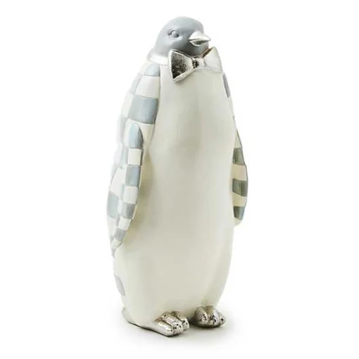 Sterling Check Penguin Figurine