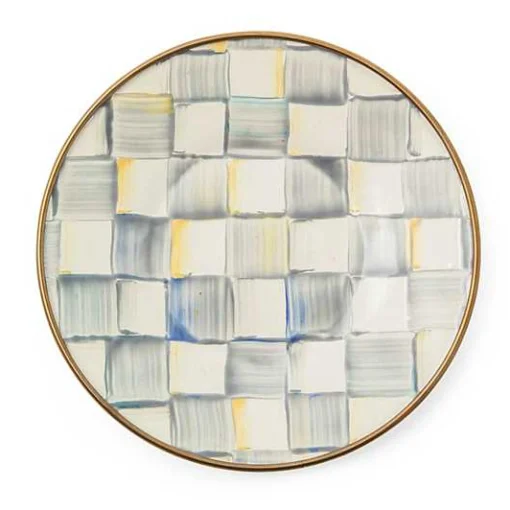 Sterling Check Saucer