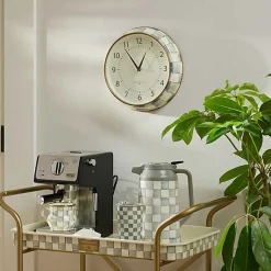 Sterling Check School Wall Clock