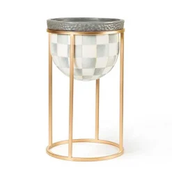 Sterling Check Short Plant Stand