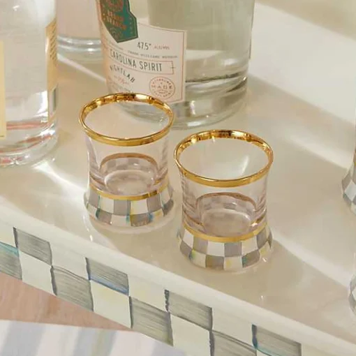 Sterling Check Shot Glass